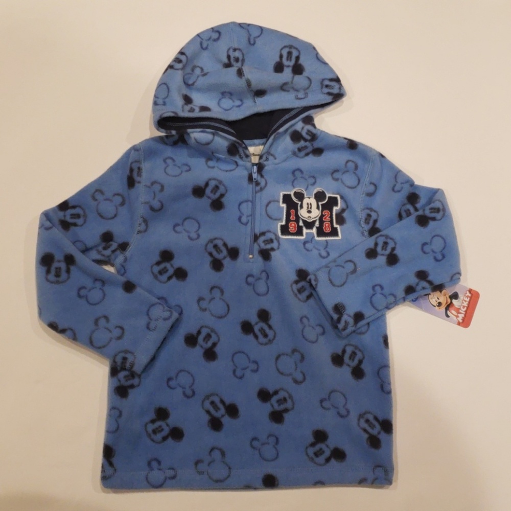 NEW Kids Fleece Hoodie Mickey 4 4T